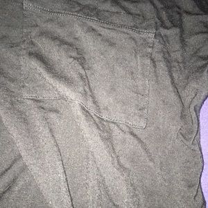 black loose fitting t-shirt